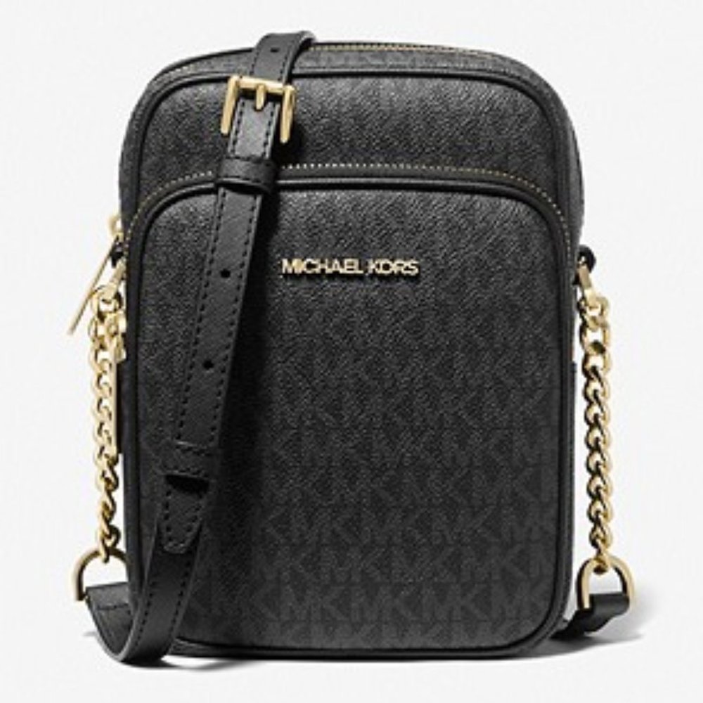 Michael Kors Jet Set Travel Medium Logo Crossbody Bag